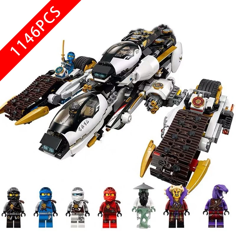 

New Ninjaing Series Toys Ultra Stealth Raider Compatible Legoingly Ninjaing 70595 Building Blocks Toys for Kid Birthday Gift