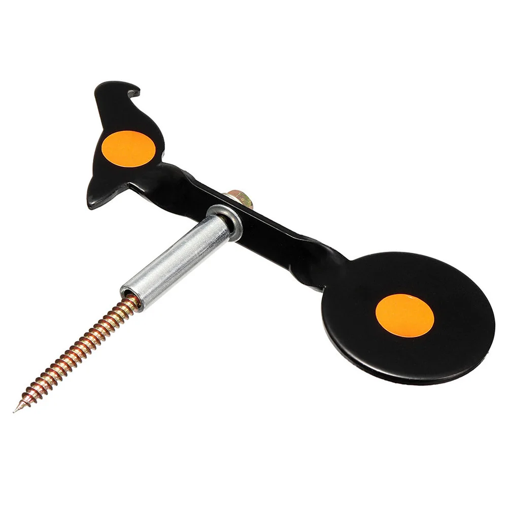 Metal Gaming Side Embed Simplified Spinner Training Practice Easy Install Screwed Type Portable Shooting Target Bird Shaped Thin