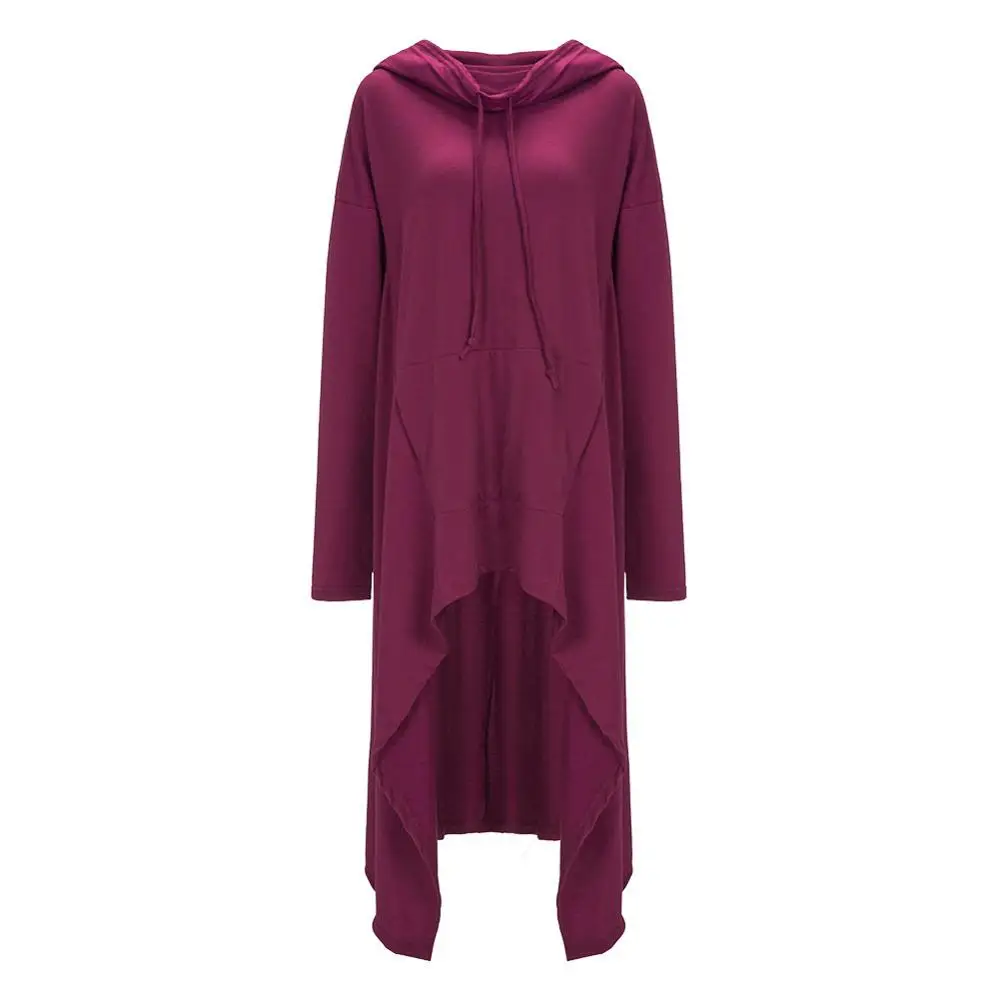 

2019 Fashion New Leisure cotton Women's Casual Pure Rose Loose Hoodie