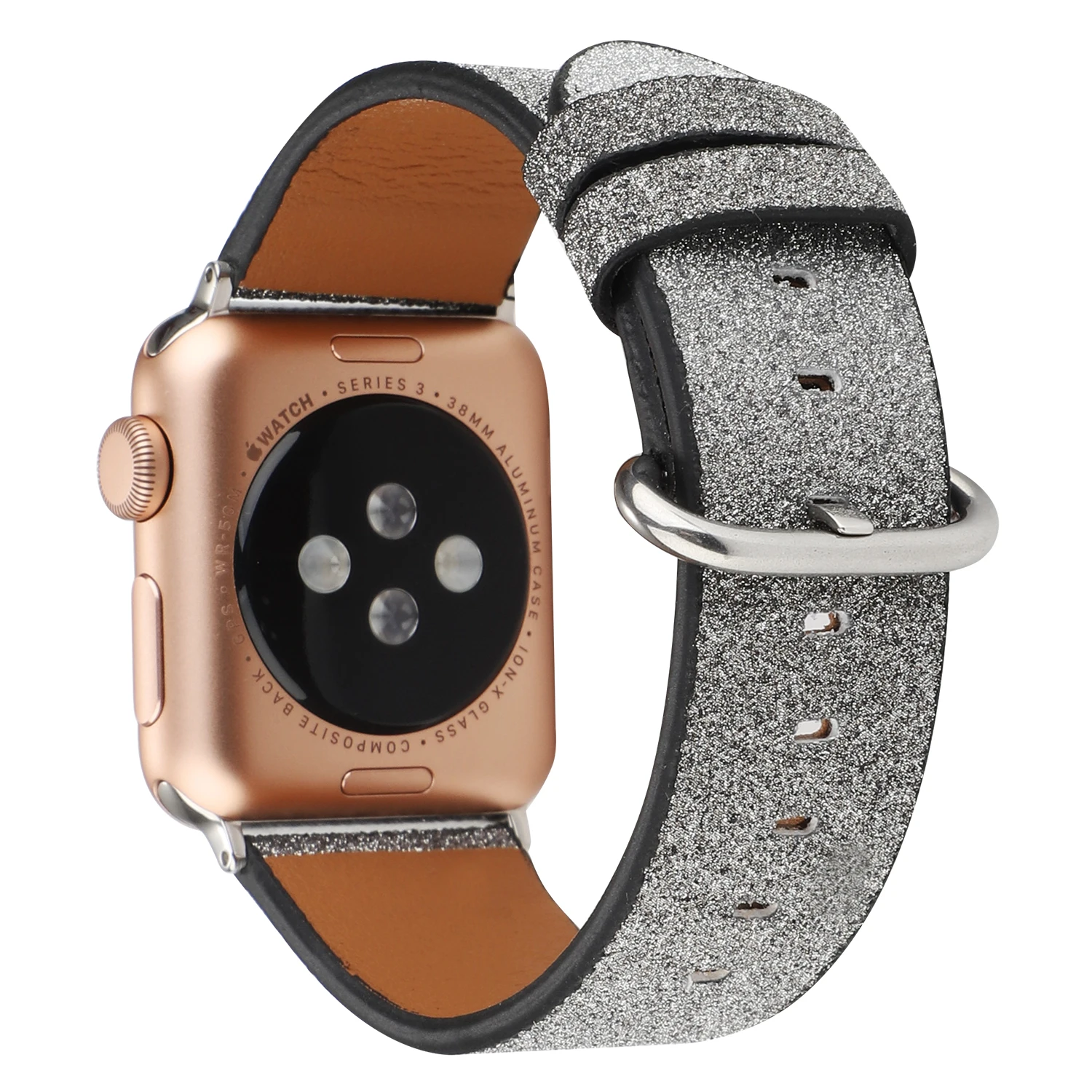 Ремешок для часов apple Watch кожаный ремешок для apple watch кожаный ремешок 44 мм 40 мм 38 мм 42 мм для iwatch 5 4 3 2 1 Аксессуары для ремешка