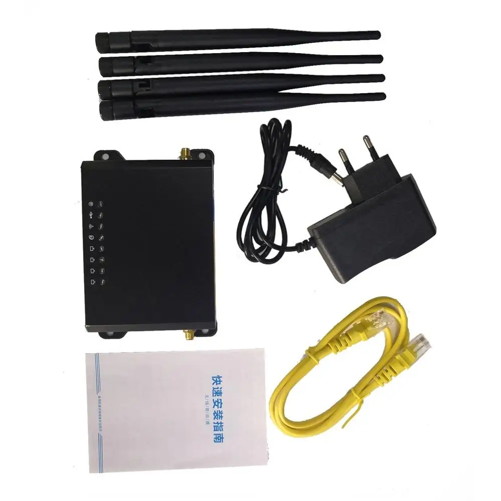 EU Wireless Smart Router Wi-Fi Router With High Gain 4X External Antennas 2.4GHz Band Signal Extender Smart APP Manage - Цвет: EU