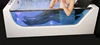 1800mm Bathroom Whirlpool Bathtub LED Colored Lights Indoor Spa Double People Surf Massage Tub 1812 5