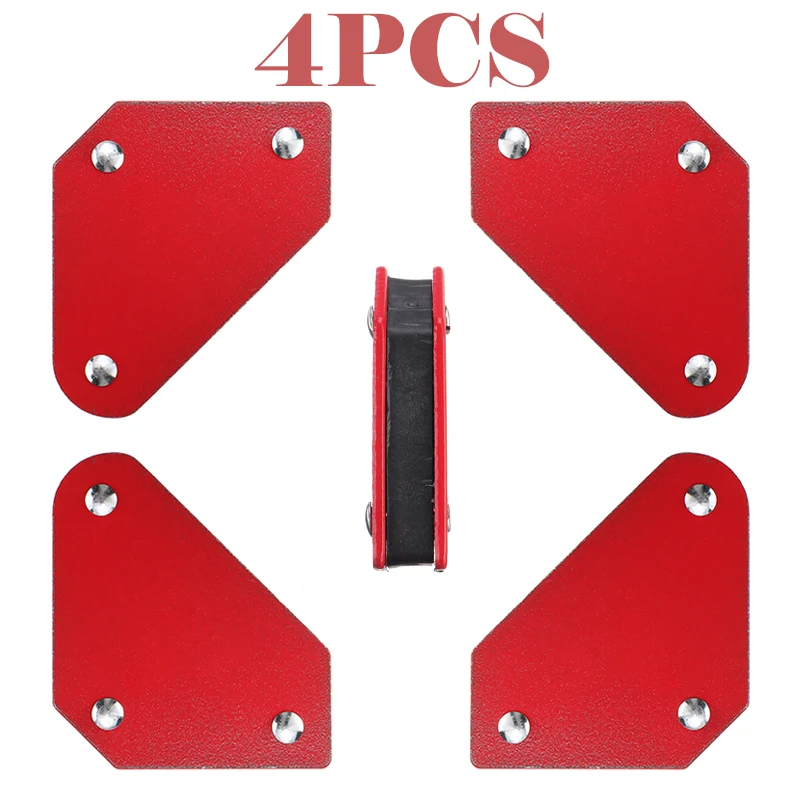 

4PCS/Set Magnetic Welding Holders Triangle Soldering Welding Positioner Fixture Ferrite Auxiliary Locator Toolsl