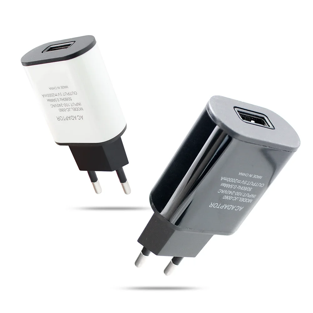 Power Adapter Supply USB Charger For Mobile Phone 5V 2A EU Transformer 220V 5V