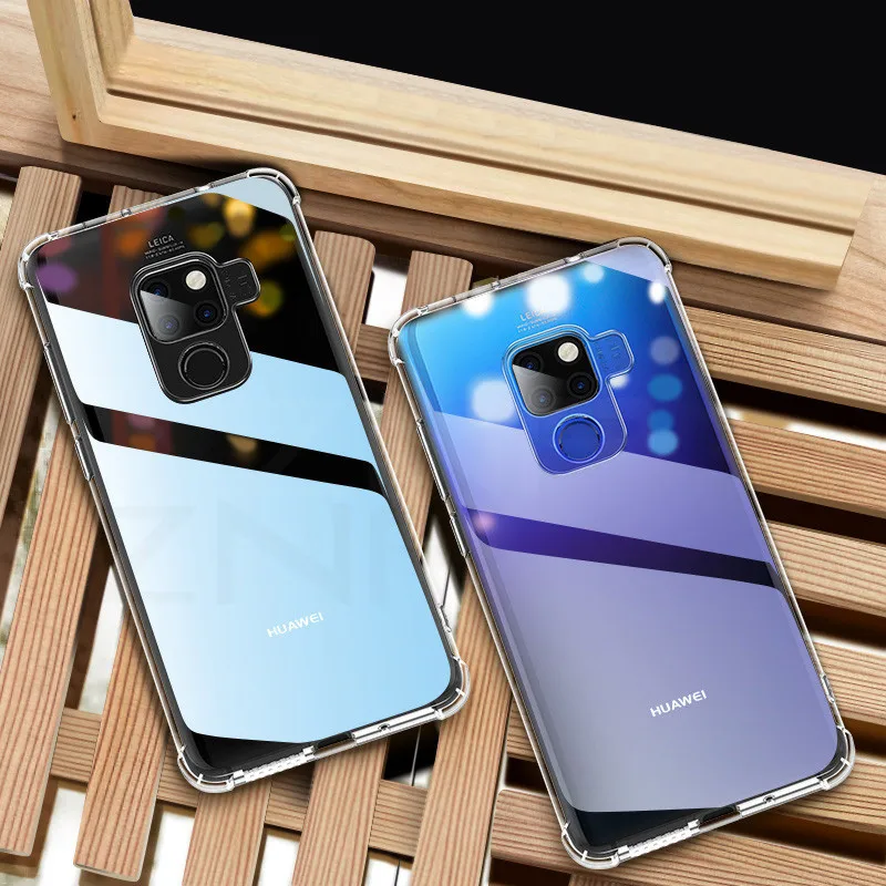 

Transparent Shockproof Soft Silicone Phone Case Cover For Huawei P20 P30 Mate 10 20 30 Lite Nova 3 3i 4 4e 5 5i Pro Coque Capa