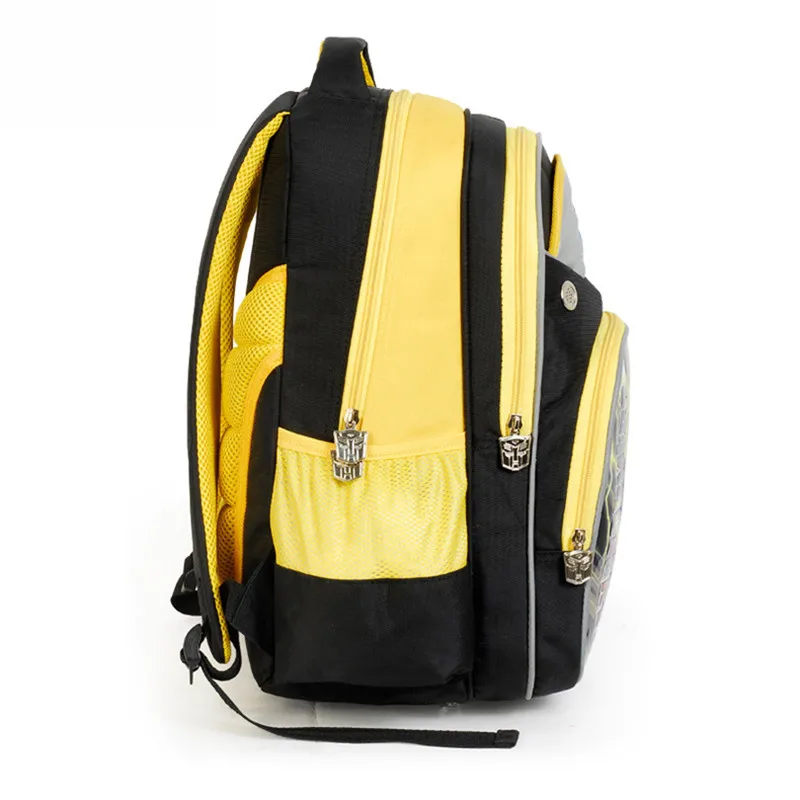 TRANSFORMERS New Children's SchoolBag Anime Cartoon Children's Schoolbag Waterproof Large Capacity Correction SchoolBag