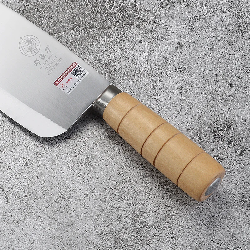 DENGJIA Heavy Duty Cleaver 7.5 Inch Chinese Bone Chopper Knife with Full  Tang Handle Vegetable Knife and Meat Cleaver - AliExpress