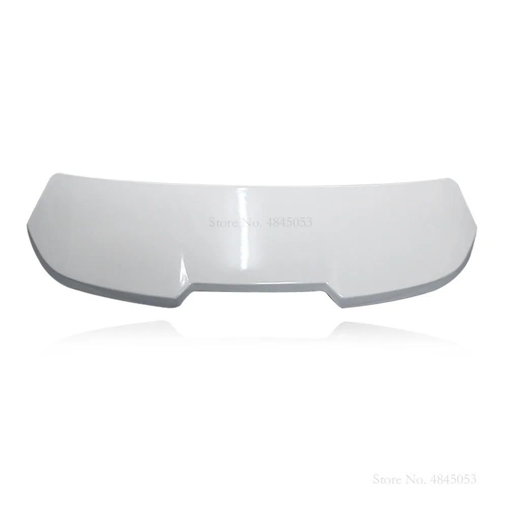 white Для Ford Ecosport 2013- автомобильный черный спойлер Высокое качество ABS пластмассовый задний спойлер на крышу багажника крыла багажника крышка багажника автомобильные аксессуары - Цвет: white