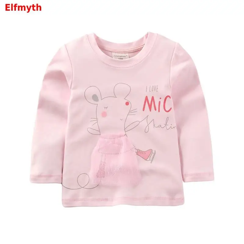 Г. Футболка для девочек детская футболка для малышей, одежда топы, футболка с принтом животных Enfant Roupa Menina Koszulki Camiseta Princesas