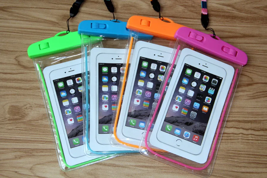 ZOTOBON Floating Airbag Swimming Bag Waterproof Mobile Phone Pouch Cell Phone Case for Swim Diving Surfing Beach Use Bag H62