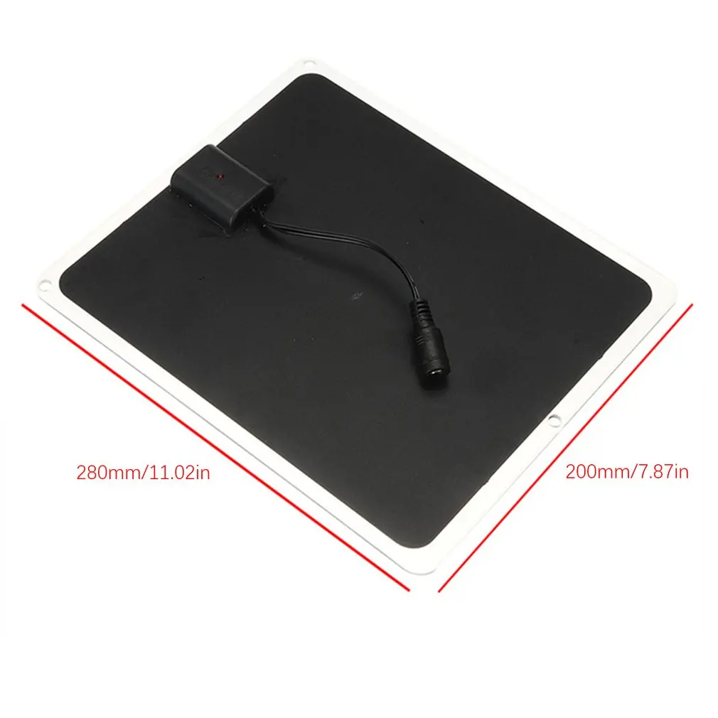 20W 12V Mono Solar Panel USB Battery Charger Power Bank For Mobile Phone Camping