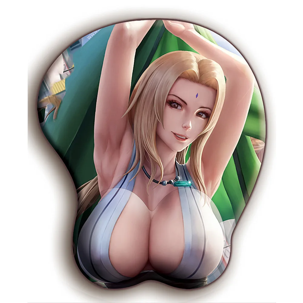 Коврик для мыши FFFAS на запястье 3D искусственный дизайн рисунок NARUTO Tsunade HD