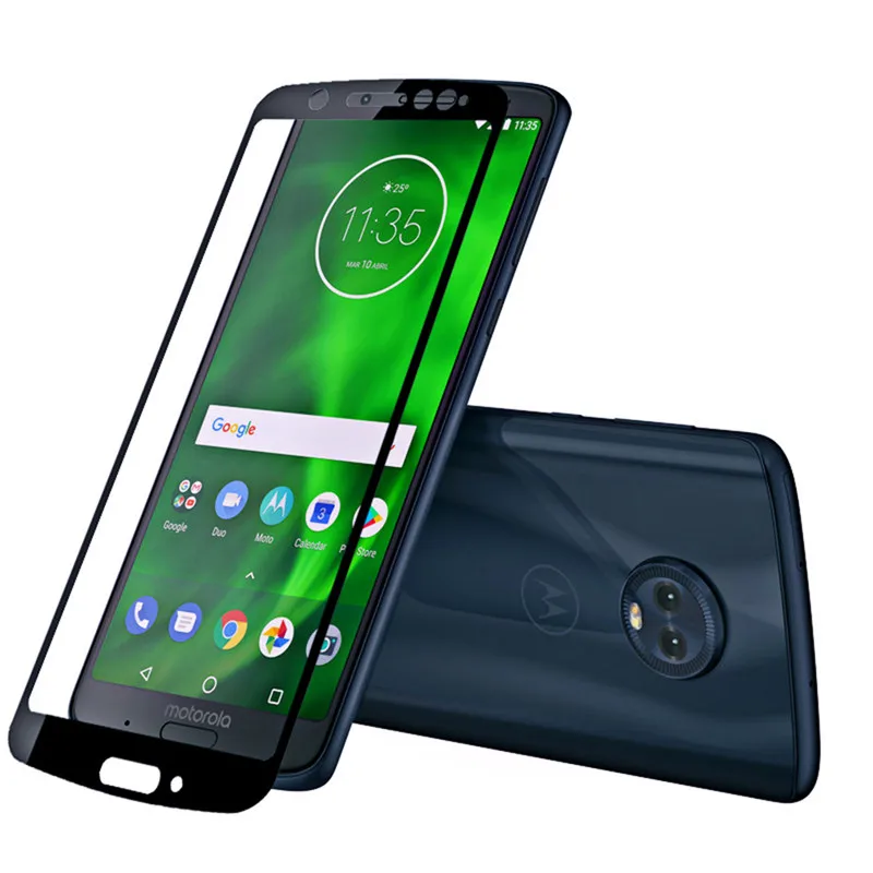 

Full Cover Tempered Glass For Motorola Moto G4 G5 G6 G5S G7 Plus 2.5D Screen Protector For Moto G4 G6 Play Protective Film Glass