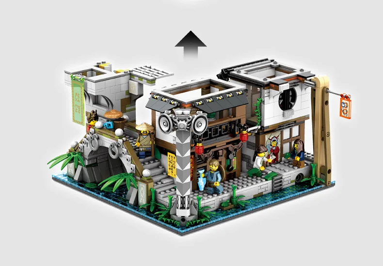 DHL LP 06066 4953 шт. Ninjago City Masters of Spinjitzu строительные блоки кирпичи игрушки 70620 развивающие игрушки как подарки на день рождения