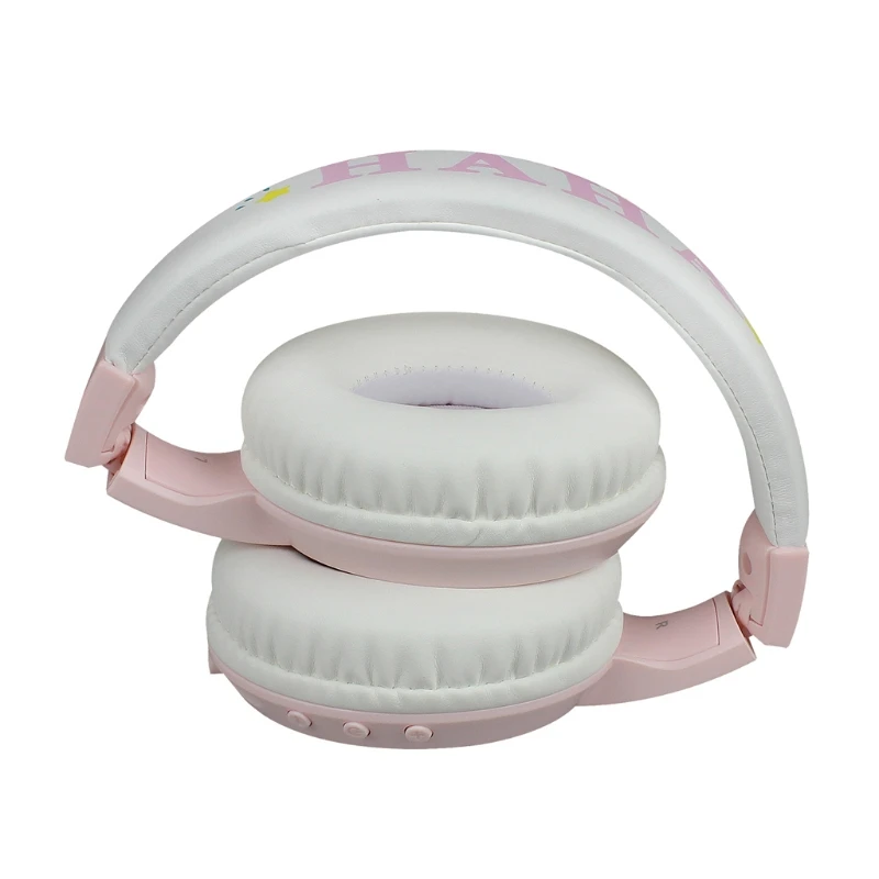 Stereo Wired and Bluetooth Music Headphone Built in Aux Microphone Kids Foldable TF Card Online Class