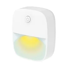 Светодиодный мобильного телефона Зарядное устройство Цвет изменение Ночной светильник 2 Порты usb ночники звук Сенсор стены многофункциональный регулируемый разъем