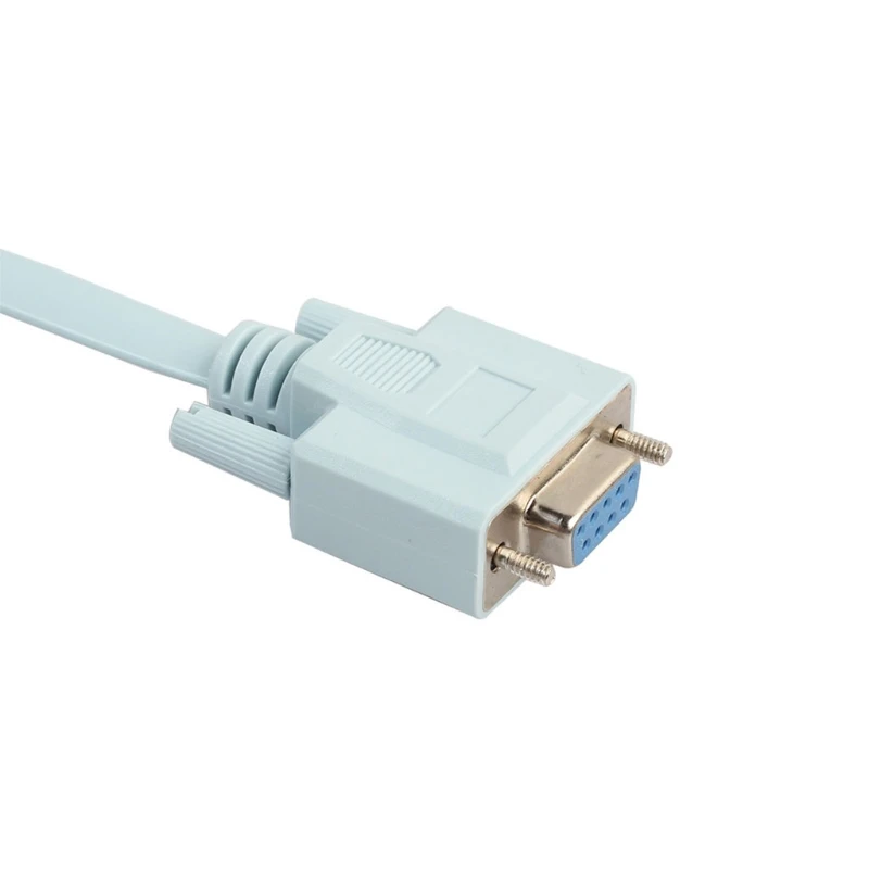 For Cisco Console Cable Db-9 to Rj45 Switch Line 9-pin COM Port Serial Female Routers Network Adapter Blue 1.5m T3EA | Обустройство