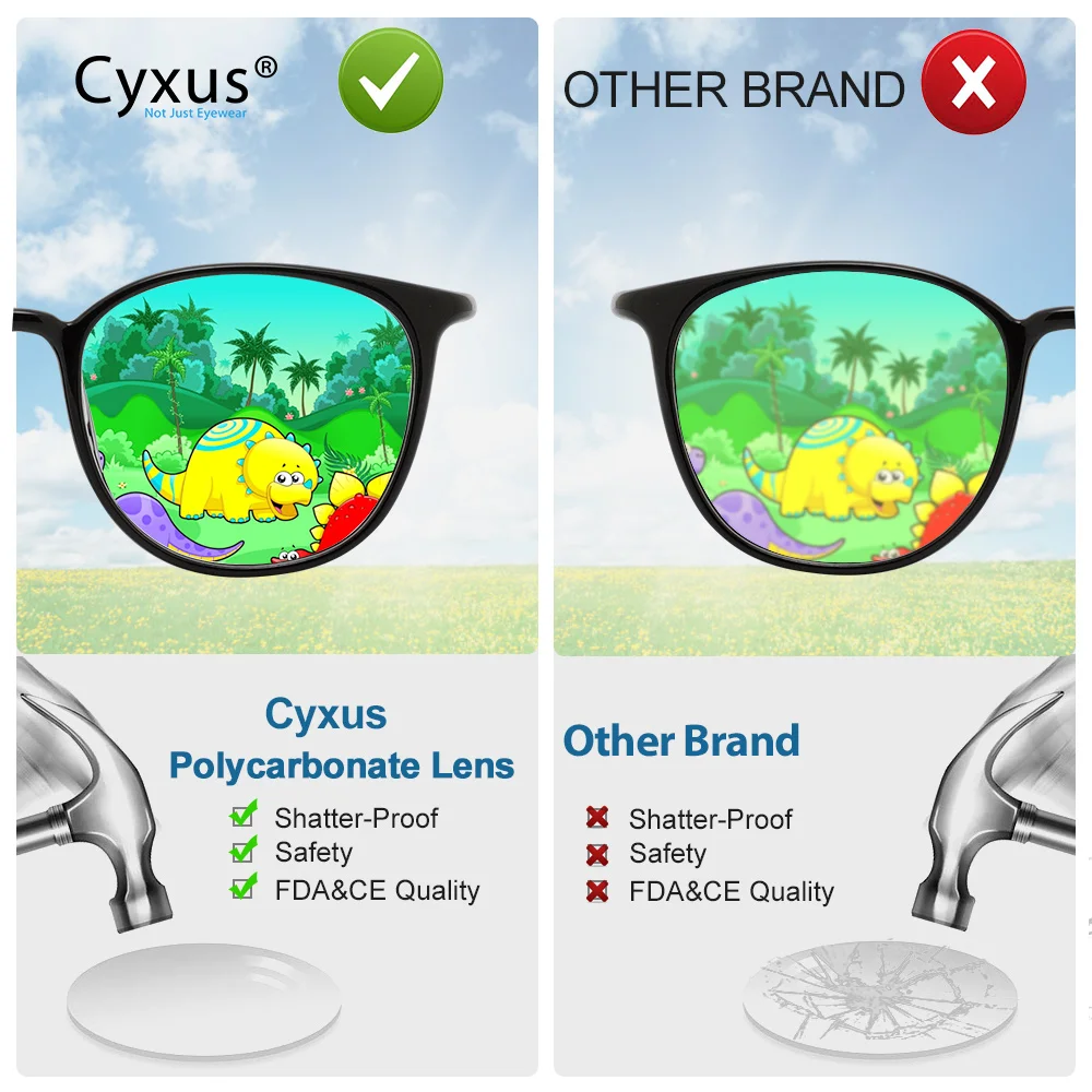 Очки компьютерные Cyxus с блокировкой светильник для детей подростков легкие очки
