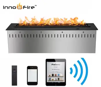 

hot sale 30 inches indoor gel fireplaces wifi remote ethanol burner insert