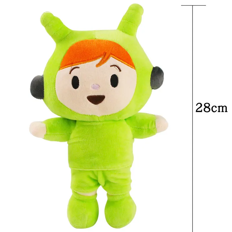 6pcs/lot  Pocoyo Plush Pocoyo Elly Pato Loula Doll Dog Duck Elephant Soft Stufffed Animal Doll Toy Party Supplies