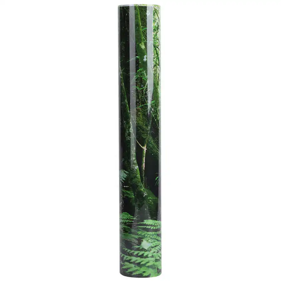 PVC Double Side Aquarium Background Poster Decoration Fish Tank Wall Lanscaping Rainforest Terrarium Fish Tank Decorations