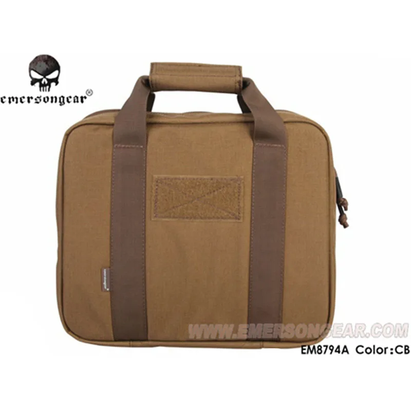 CB Emersongear пистолет Кэрри сумка два пистолета Мягкая ручная сумка чехол для пистолета защитный журнал сумка Военная Сумка - Цвет: CB