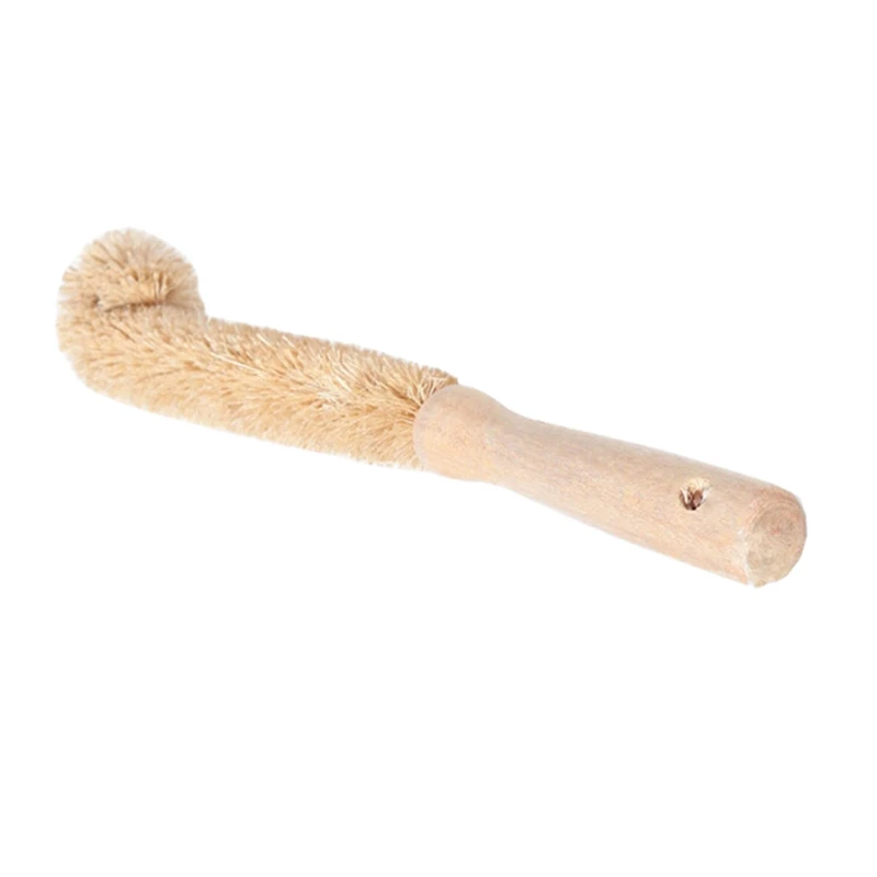 1Pc Kitchen Supplies Hemp Fiber Non-stick Skillet Brush Oil Degreasing Dish Washing Cleaning Brush Cup Pot Brush