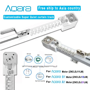 

Super quiet curtain track Electric Smart Curtain Rails Control System Customize for Aqara/Aqara B1 Smart curtain Motor For Asia
