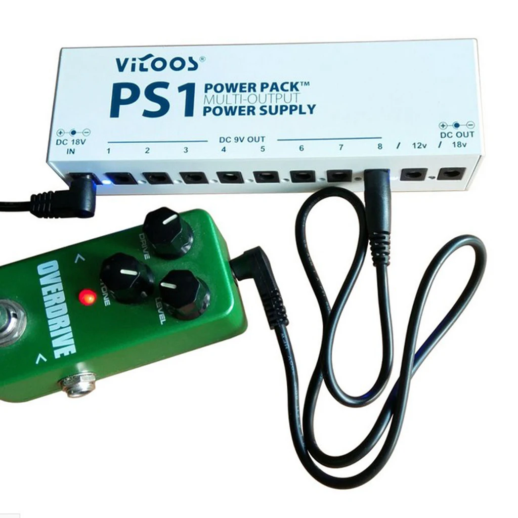 1 Way Power Supply Cable Wire Power Adapter Cable Guitar Parts Accessories Advanced Technology