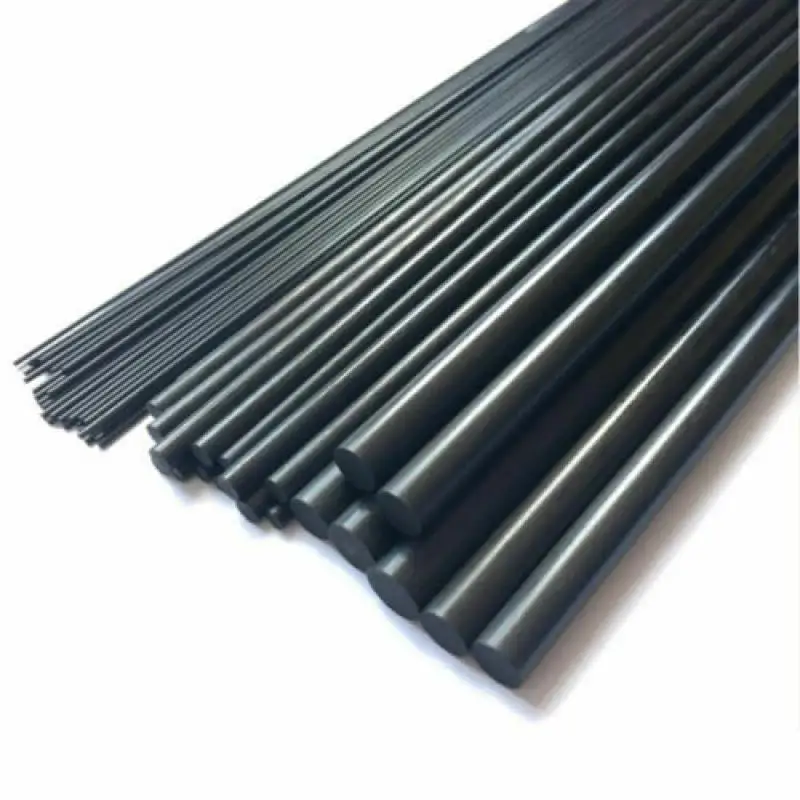 Round Carbon Fiber Bar Rod 10pcs~1pcs Tool For RC Airplane Matte Pole OD:1-18mm Length: 100~500mm carbon fiber bar rod
