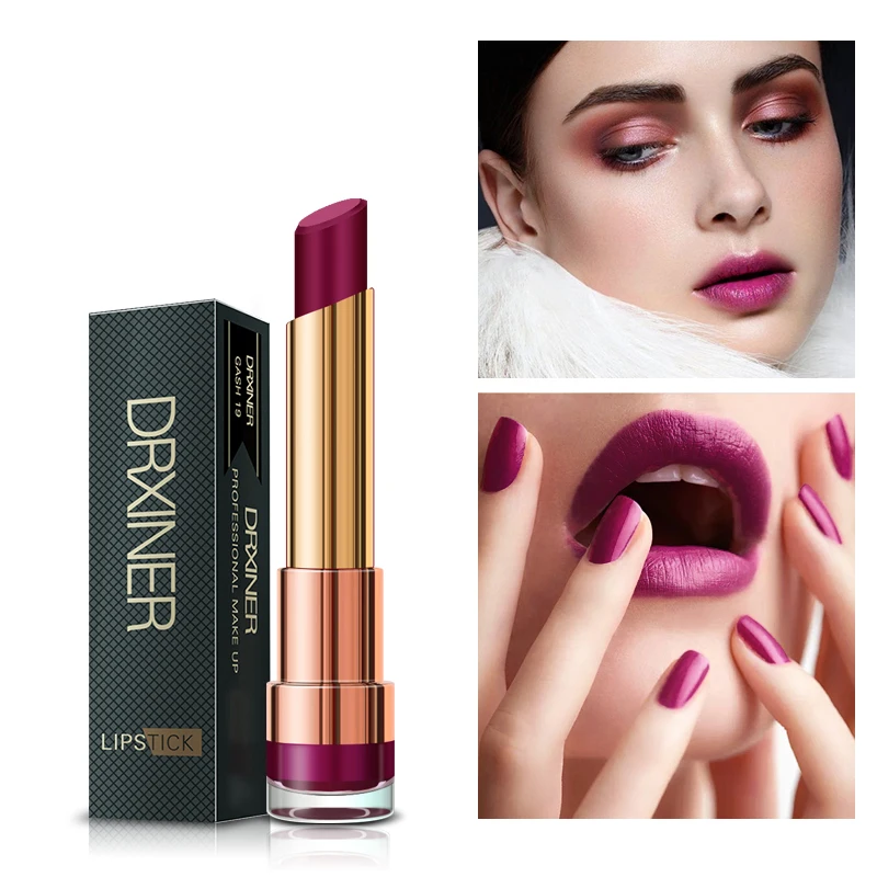 

15 Color Sexy Matte Lipstick Long Lasting Makeup Red Pink Lipsticks Waterproof Pigment Nude Velvet Lip Stick Cosmetics Labiales