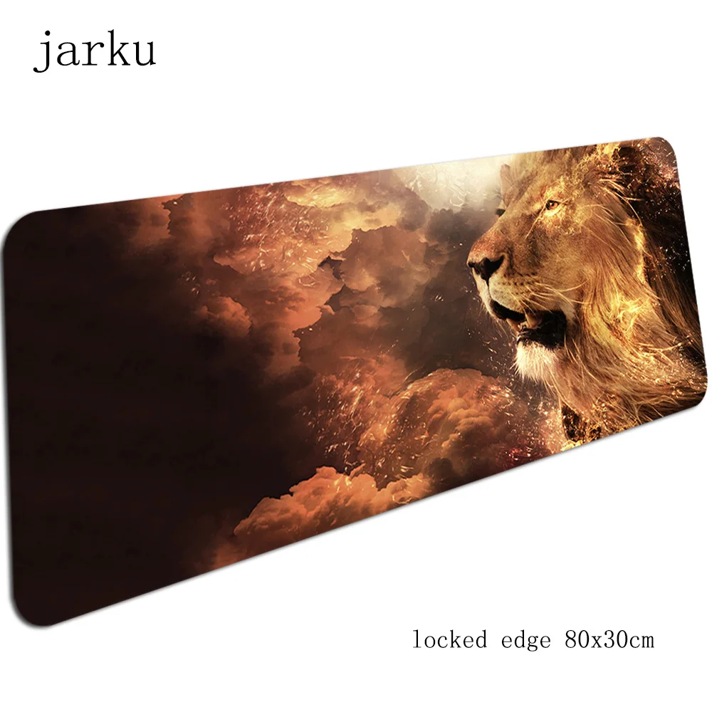 Кошки коврик для мыши геймер Мода Тигр 800x300x2 мм notbook коврик для мыши игровой коврик для мыши большой Kawaii Львенок коврик для мыши стол padmouse коврики - Цвет: size 800x300x2mm