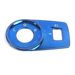 Garniture de contrôle des phares intérieurs pour MG Zs Suv 2018 2019, cadre de décoration, accessoires de voiture chromés 