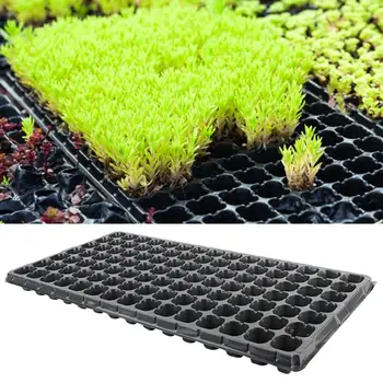 

50 / 72 105 Cell Seed Starter Tray - 10 Pack - Extra Strength Starting Trays for Planting Seedlings, Propagation, Germination Pl