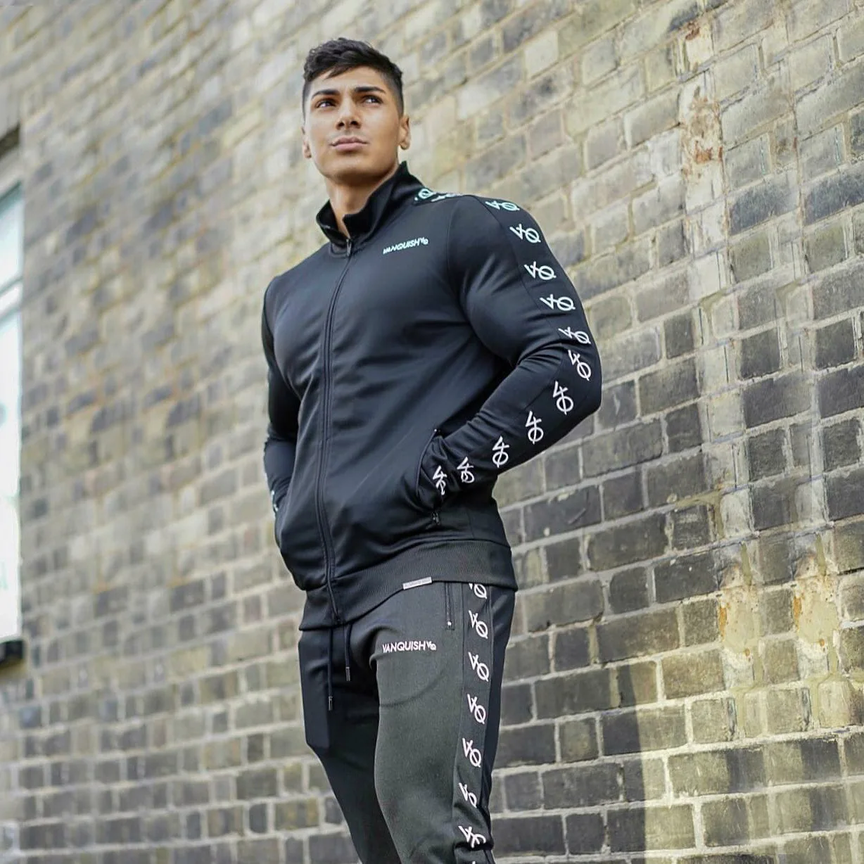 Muscle Dr. Brothers Европа и Америка стиль повседневная спортивная одежда фитнес мужской костюм осень-зима Толстовка брюки два