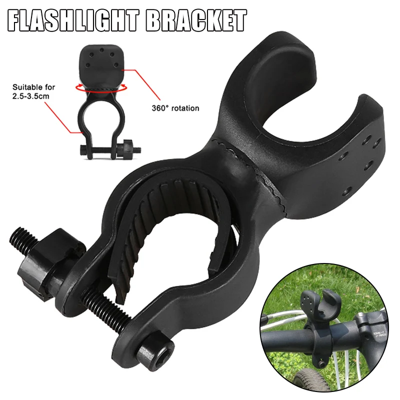 Metal Detector Pin Pointer Holder Flashlight Mount Metal Detecting Accessories 360 Degree Rotating L9 #2