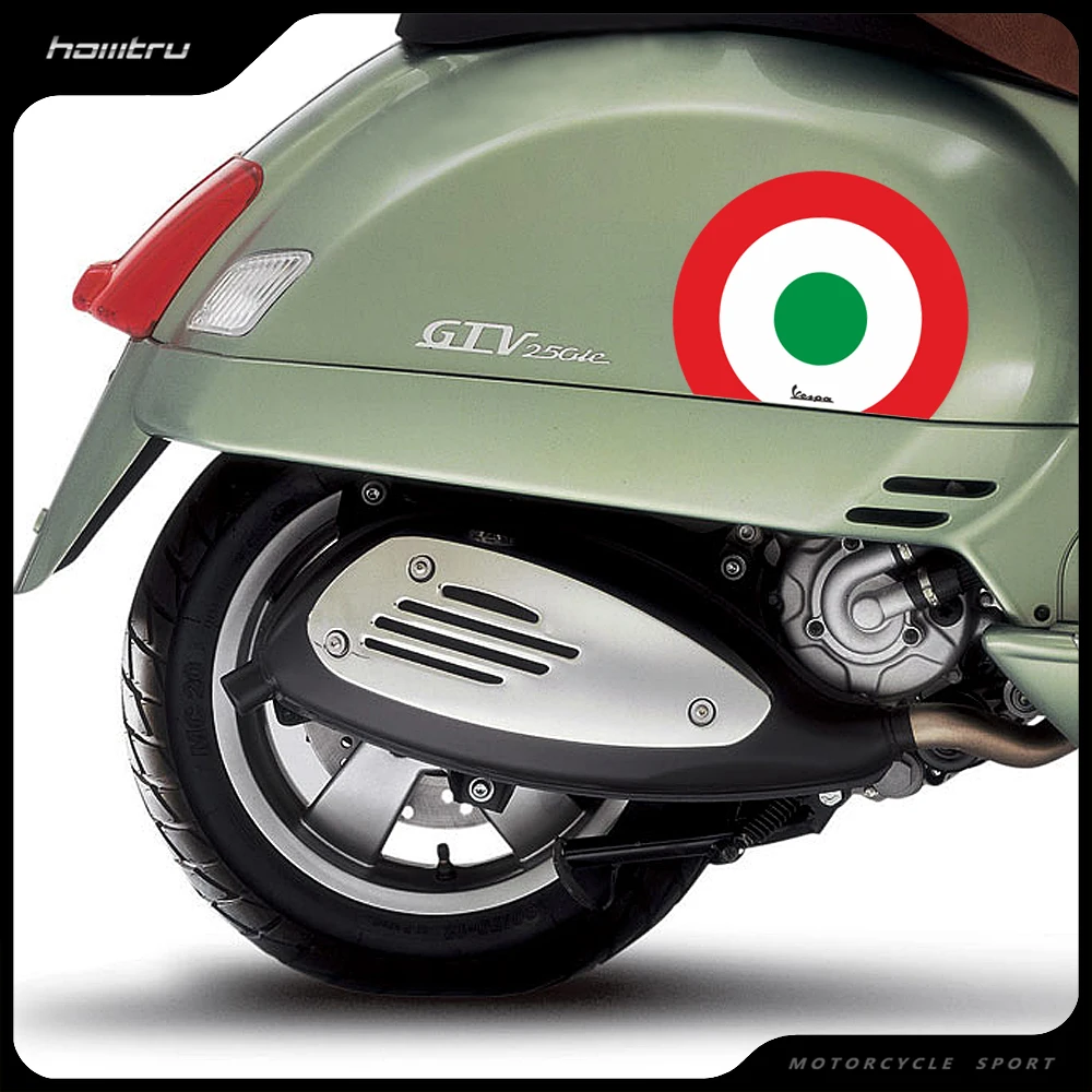Наклейка на мотоцикл итальянский флаг наклейки чехол для PIAGGIO VESPA GTS GTV LX LXV SPRINT |
