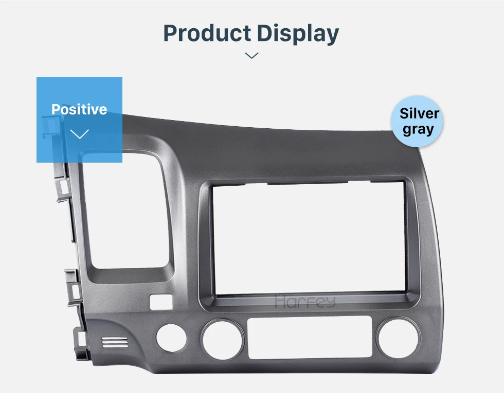 Harfey 2Din автомобиль радио Панель Установка отделка комплект крышка приборной панели стерео Рамка комплект для Honda Civic LHD 2008 2009 2010 2011 с ПП отверстие