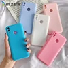 For Huawei Honor 20 8a 8x 8 9 10 lite 20i 10i 8c 8s View 20 Case Cute Matte Solid Candy Simple Silicone Cover Honor view 20 pro ► Photo 2/6