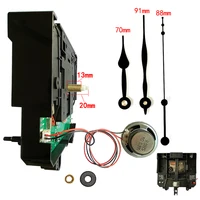 3 Size Long Shaft 6/9/13mm Music Chime Box Clock Movement Pendulum Swing Silent Mechanism With Hands DIY Replacement Kits 2