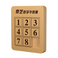 Qiyi número magnético sliding klotski 3x3x3 4x4 5x5x5 cubo quebra cabeça criativo brinquedos interativos presentes das crianças jogo de família profissional
