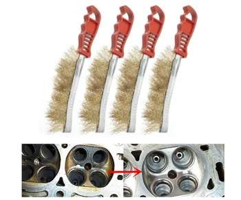 

10pcs Steel Wire Brush Paint Rust Removal Cleaning Deburring Polishing Tool Increase Linear Density