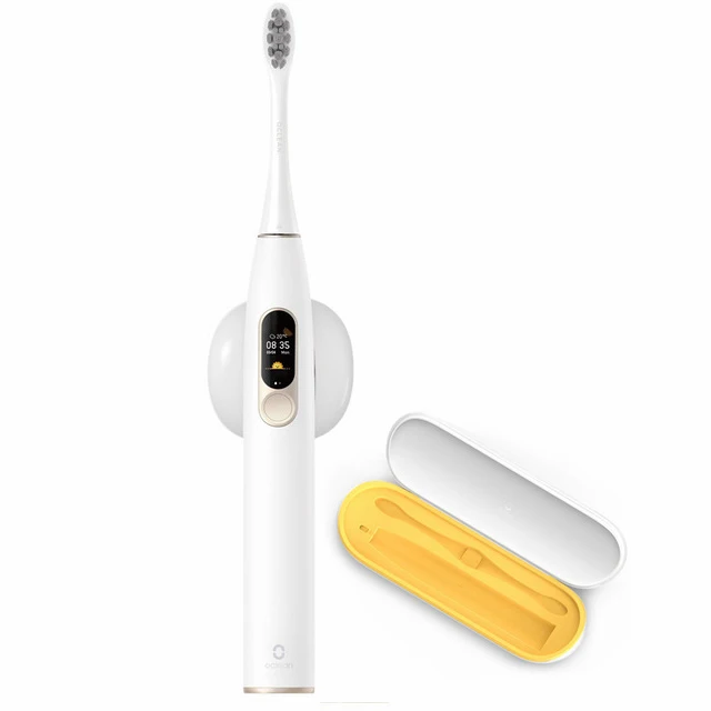 Oclean X Xiaomi sonic электрическая зубная щетка обновленная для взрослых Водонепроницаемая ультра звуковая автоматическая зубная щетка перезаряжаемая через USB - Цвет: oclean x BOX