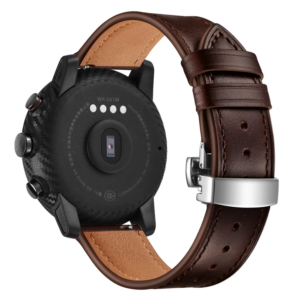 Ouhaobin сменный кожаный браслет для Huami AMAZFIT 2/2S часы Stratos смарт-браслет аксессуары