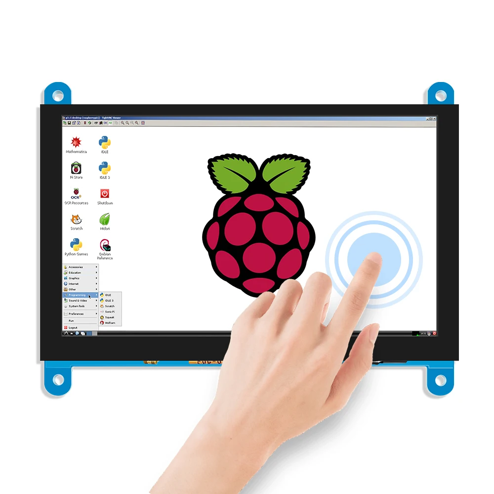 5-дюймовый ЖК-дисплей IPS AIDA64 емкостный сенсорный модуль HDMI 800x480 для Raspberry Pi 3 Pi4 ПК