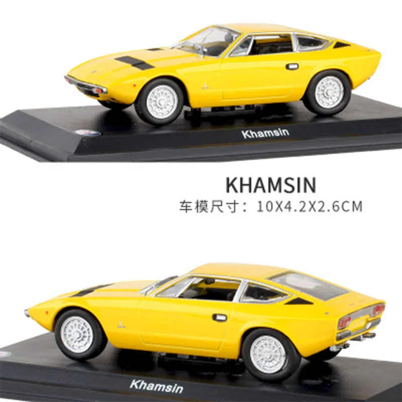 1:43 LEO модель автомобиля из сплава Maserati KHAMSIN Коллекция украшения для детских