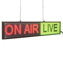 Panneau d'affichage Led RGB P5MM, 50CM, polychrome, avec WiFi, Message défilant Programmable, multilingue