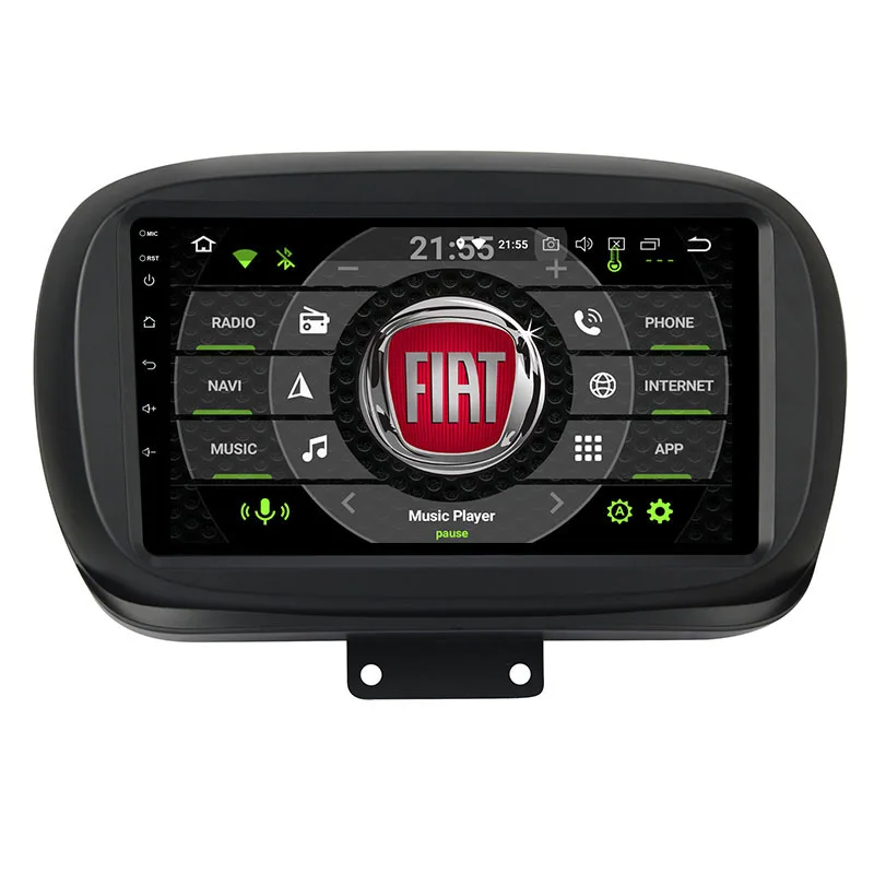  Belsee DSP Octa Core CarPlay Android 9.0 Auto Car Radio GPS Navigation Multimedia for Fiat 500X 201