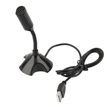 

2019 2019Universal USB Stand Mini Microphone Desktop Microphones MicFor PC Desktop Laptop Notebook Macbook Speech Wholesale