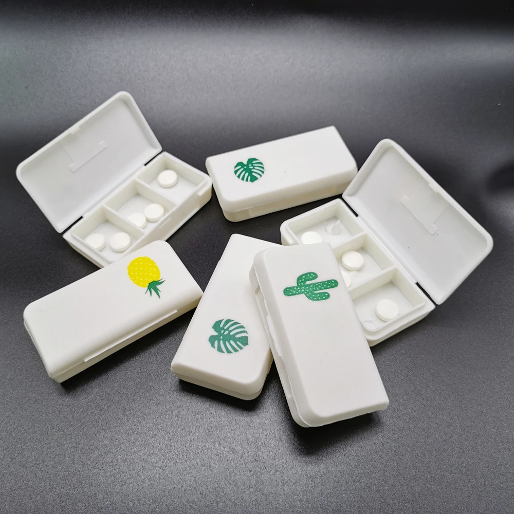 3 Lattices Portable Mini Pill Case Medicine Box Travel Medical Drugs Dispenser Tablet Empty Container Home Holder Organizer | Красота и